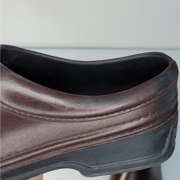 Klogs brown slip resistant food service/medical light weight women shoes - Picture 9 of 16